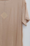BASERANGE Classic Bamboo Fiber Bamboo Cotton Loose T-shirt Series Collection Round Neck Bottoming Shirt France BAS-TOLO-BL-000-HAPTIC